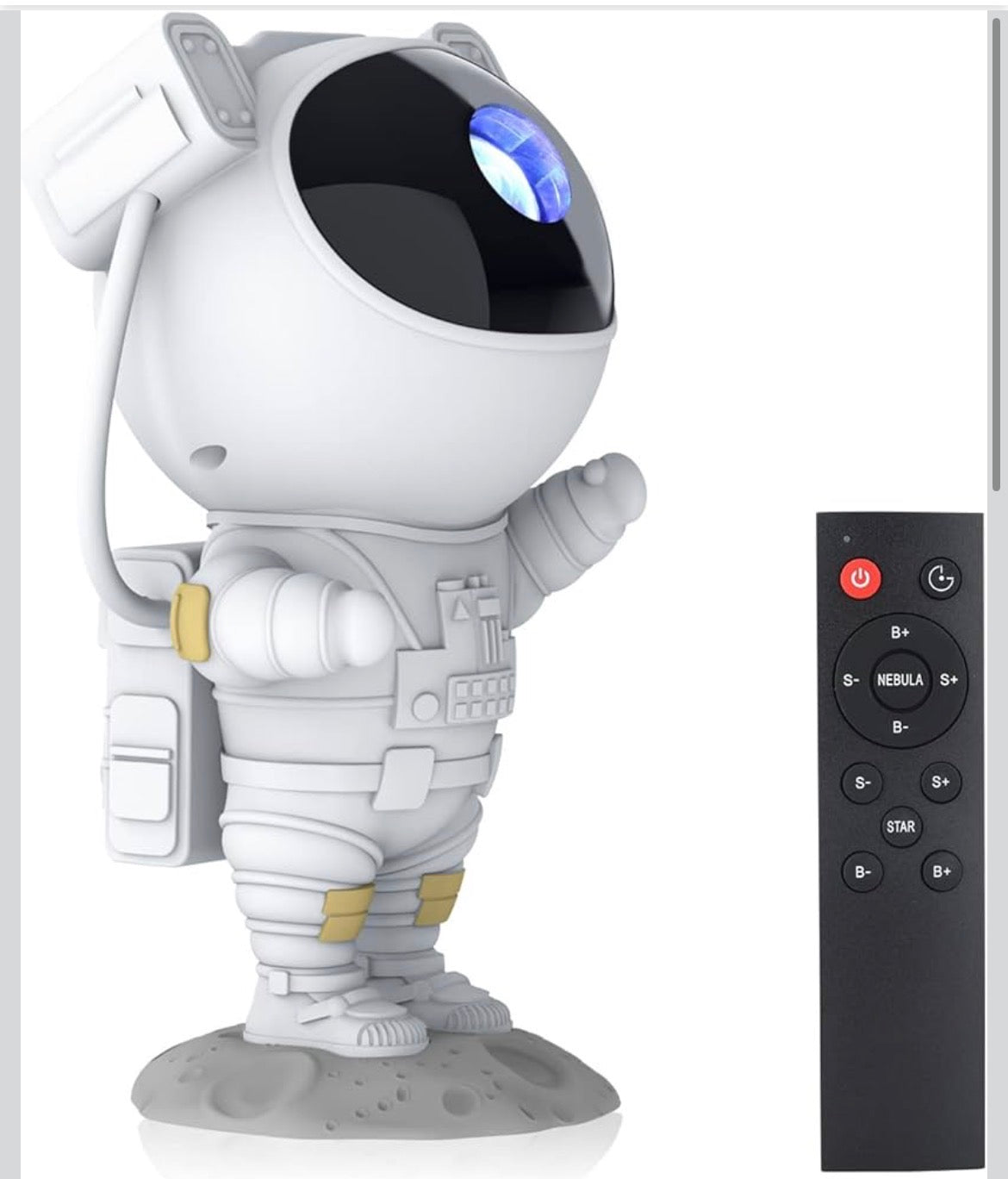 Astronaut Galaxy Projector Lamp with Remote – Starry Night Sky Light for Bedroom