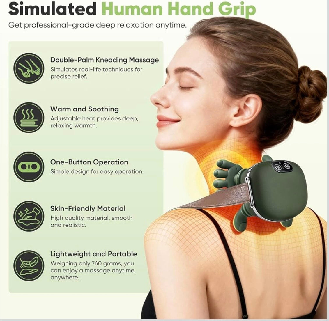 Deep Tissue Massage Gun for Pain Relief & Muscle Recovery