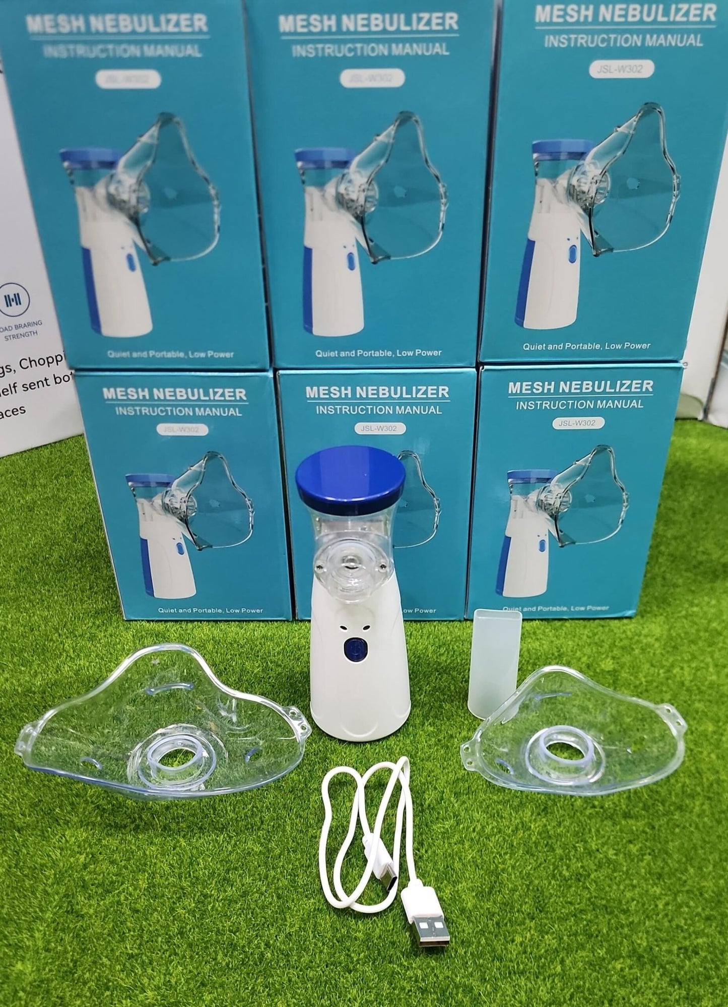 Portable Mesh Nebulizer for Adults & Kids | Silent USB Rechargeable Inhaler